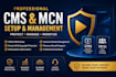 set up cms and mcn with content id