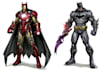 illustrate a superhero comic and marvel character