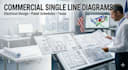 create texas single line diagrams for commercial buildings