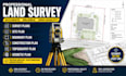 land survey plans site plan boundary construction, topography geodetic plan