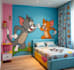 draw colourful wall mural for kids room