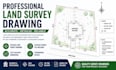 draft professional cad land survey and plotting drawings