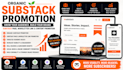 do organic substack promotion, substack page, substack newsletter link promotion