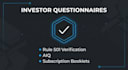 draft accredited investor questionnaires and subscription booklets