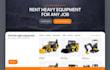 do wordpress heavy equipment rental website for construction company