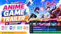 edit anime style game trailer and gameplay teaser fiverr landing steam game ads