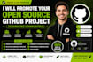 promote your open source github project to targeted communities