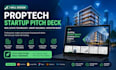 design proptech startup pitch deck real estate technology smart building deck
