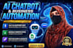 build ai chatbot automation using botpress n8n and makecom