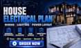 do house electrical engineering plan, wiring and load calculation