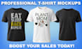 create high quality t shirt mockups