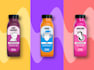 design an illustrated juice packaging system for your brand