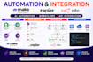 build make com, zapier, n8n ai automation workflow and API integration