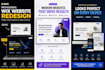 redesign your website homepage professionally