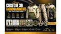 design custom 3d fashion garments and textile patterns