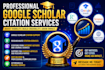 increase and backdate google scholar citation using researchgate and journals