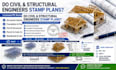 do civil and structural engineers stamp