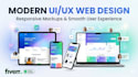 design modern responsive UI websites