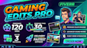 edit your gaming videos high quality tiktoks long forms thumbnails and more