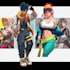 create anime action scene with cinematic lighting