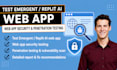 test emergent replit ai web app security penetration testing
