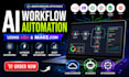 build ai automation workflows using n8n and make com integrations