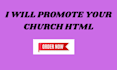 promote your church html