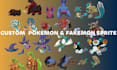 create custom pokemon and fakemon pixel art sprite sheet