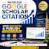 increase google scholar citation,write backdated and publish research articles