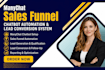 manychat sales funnel, chatbot automation, lead conversion system