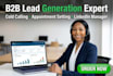 boost b2b lead generation, cold calling VA, appointment setting and linkedin