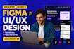 design website UI UX, mobile app UI UX and dashboards