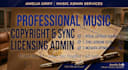 register your music copyright and set up sync licensing
