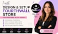 fourthwall setup fourthwall website design merch store print on demand store