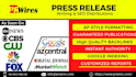 do press release distribution crypto press release redesign presentation UK film