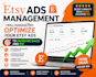 setup, manage, and optimize etsy ads to boost sales