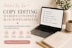 professionally copy edit your content