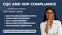 write compliance documents, cqc policies, and sops