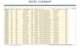 do accurate data entry, excel cleanup, and web research