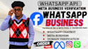 fix meta business verification, whatsapp api setup and business manager expert