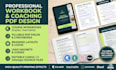 design and format your course workbook or coaching PDF
