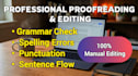 proofread and edit english grammar and spelling flawlessly