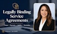 draft a legally binding service agreement as your US attorney