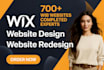 wix website redesign, wix website design,redesign wix website,design wix website