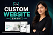 build website, website development, full stack developer, front end developer