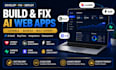 develop, fix and deploy lovable base44 and bolt ai saas web applications