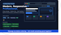 design a responsive single page website and help with hosting and domain