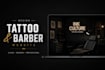 design tattoo website tattoo artist tattoo studio website barber website