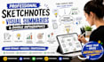 create sketchnotes visual summaries doodle infographics and business notes