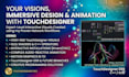 do touchdesigner animation, touch designer visuals interactive touchdesigner